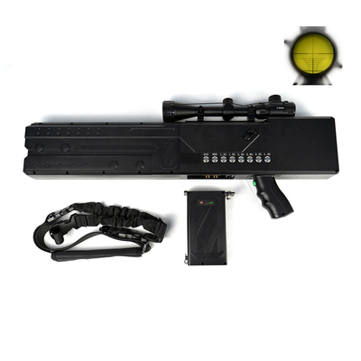 2 km de brouillage 8 canaux anti-drone pistolet 433MHz -5.8G Portable anti-drone brouilleur