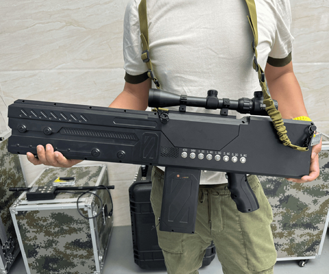 Fréquence de brouilleur de drone à longue portée 2,4 GHz Fréquence de brouilleur de drone pistolet anti drone portatif