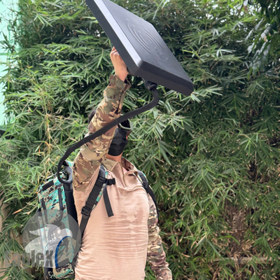 Récupérateur anti-drone de sac à dos en alliage d'aluminium