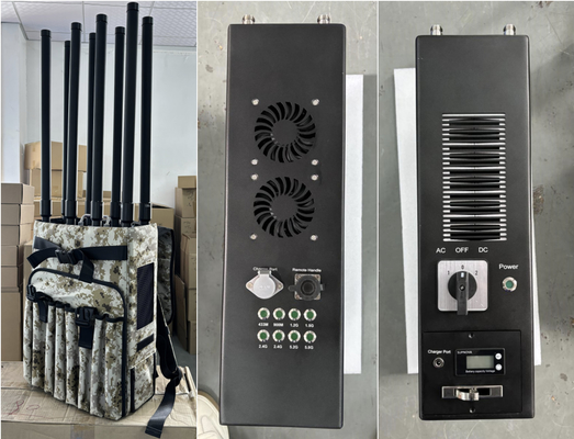 2000M Détecteurs de signal portables FPV Amplificateur RF Sac à dos Bloqueur GPS à main