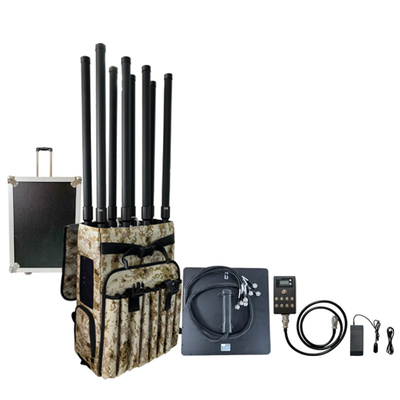 8 canaux sac à dos Drone Jammer Amplificateur Anti FPV Drone GPS brouillage