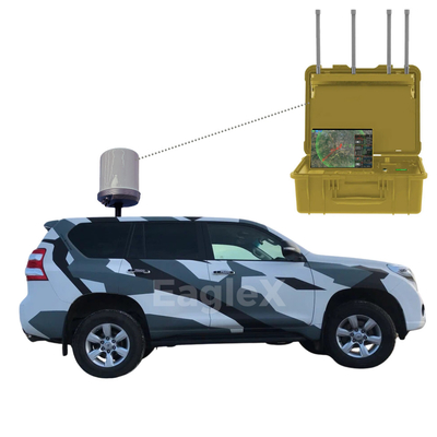 Toyota Prado Véhicule modifié Drone Détection et brouillage 360 plein espace aérien