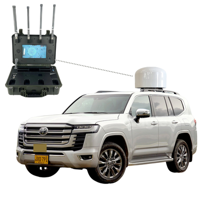 Détecteur de drones de véhicules SUV 8 km Détection FPV 3 km Contre-mesure Solution anti-drone