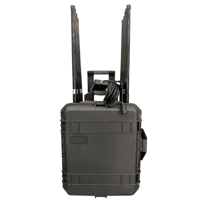 14 canaux de scanner de police brouilleur UAV FPV Drone brouilleur militaire 80MHz ~ 6GHz