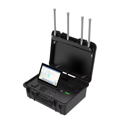 Détecteur de drones portatif IP66 12KG 900MHz 1,4 GHz 2,4 GHz 5,2 GHz 5,8 GHz