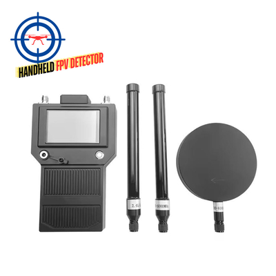 Détecteur de drone DJI portatif de 3000 mètres FPV 400MHz 2.4GHz 5.2G 5.8G Détection portable