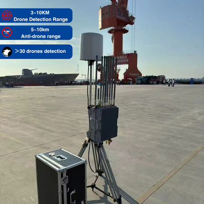 Détecteur de drones de niveau de protection IP66 pour une couverture à large fréquence et une grande précision dans la radiosurveillance passive