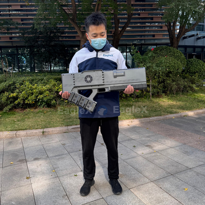 36h Endurance Portable Drone Défense Solution pour les concerts de la police militaire 1-3KM FPV Drone Jammer avec détecteur de détection 5KM