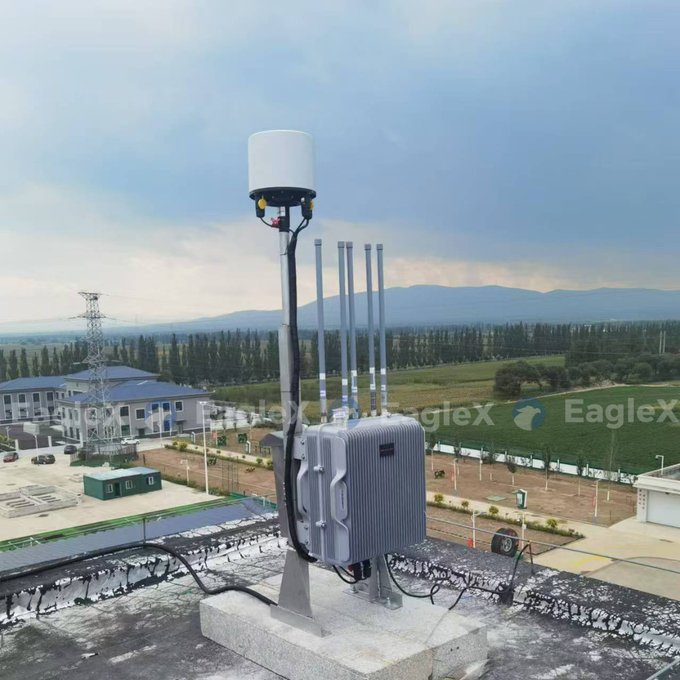 2.4 GHz, 5.8 GHz Attaque Drone Jammer Fixé Fpv extérieur Détection de brouillage tout en un avec Drone Command Control Systemestem 0