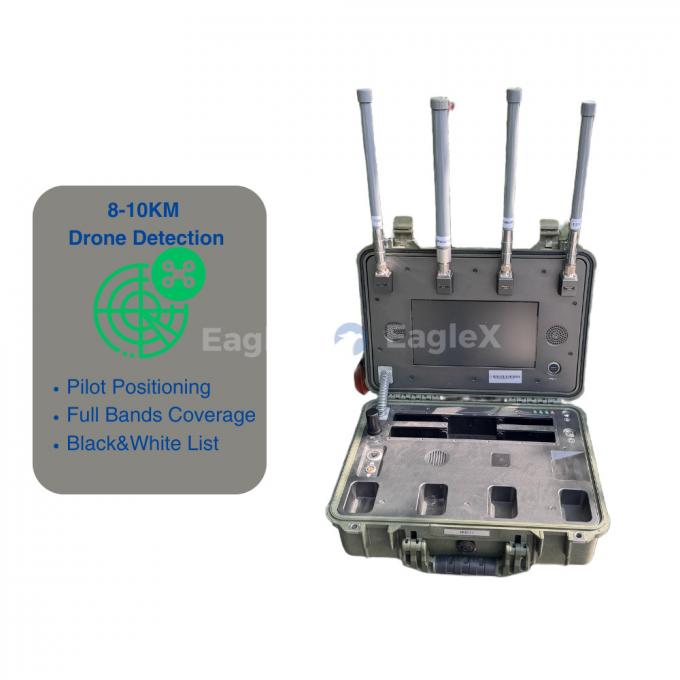 25MHz~6GHz Détecteur de valises FPV Drone Détecteur pour concert, police, troupes, voiture 1